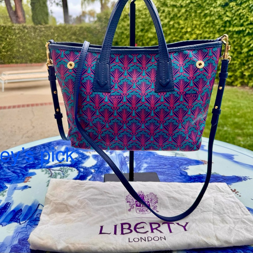Liberty London Mini Marlborough Cross-Body Tote bag~RARE~ - Picture 2 of 12